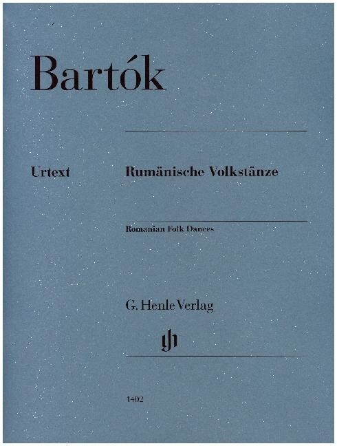 Rumanische Volkstanze, Klavier zu zwei Handen (Sheet Music)