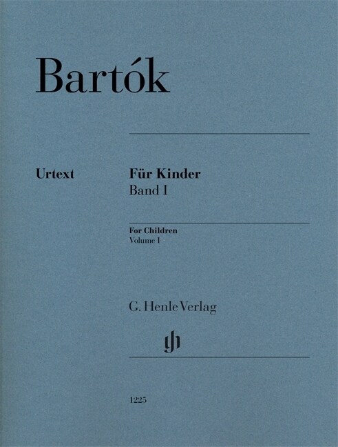 Fur Kinder (rev. 1946), Klavier zu zwei Handen. Bd.1 (Sheet Music)