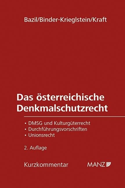 Das osterreichische Denkmalschutzrecht, Kurzkommentar (Hardcover)