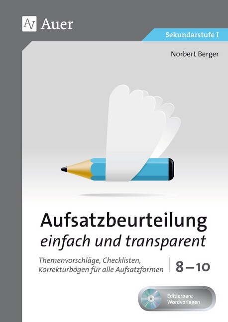 Aufsatzbeurteilung einfach und transparent 8-10, m. CD-ROM (Pamphlet)