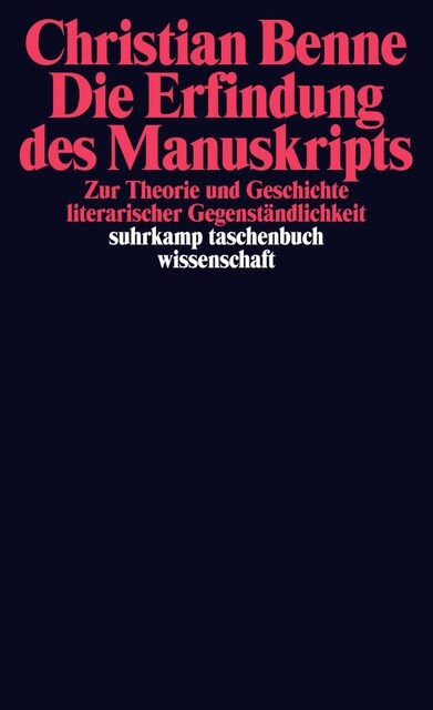 Die Erfindung des Manuskripts (Paperback)