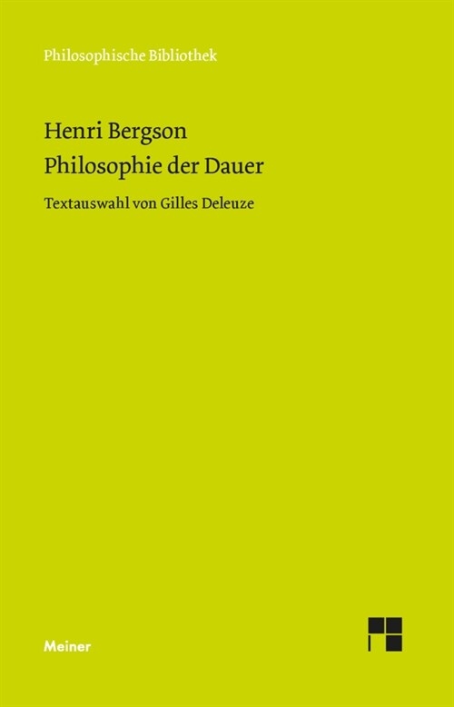 Philosophie der Dauer (Paperback)