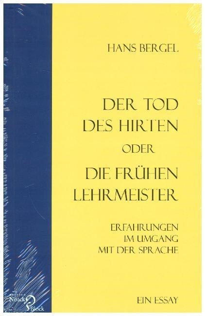 Der Tod des Hirten oder Die fruhen Lehrmeister (Paperback)