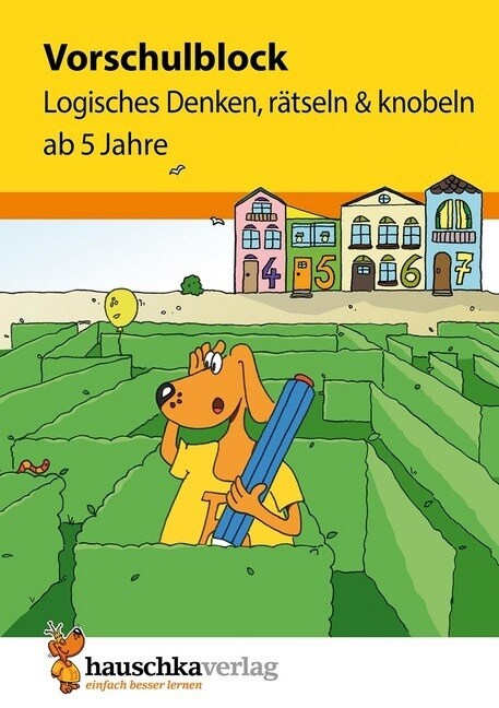 Vorschulblock - Logisches Denken, ratseln & knobeln ab 5 Jahre (Paperback)