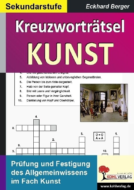 Kreuzwortratsel Kunst (Paperback)