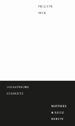 Didaktische Gedichte (Hardcover)