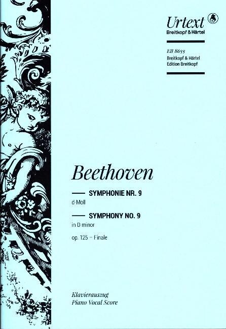 Finale der Sinfonie Nr.9 op.125 (mit der Ode an die Freude), Klavierauszug (Sheet Music)