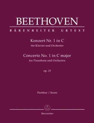 Konzert Nr. 1 in C fur Klavier und Orchester, op. 15, Partitur (Sheet Music)