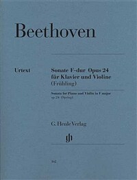Sonate fur Klavier und Violine F-Dur op.24 (Fruhlingssonate) (Sheet Music) - 베토벤 바이올린 소타나 in F Major, Op. 24 (봄)  HN 162