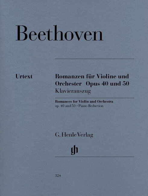 Romanzen fur Violine und Orchester G-Dur op.40 und F-Dur op.50, Klavierauszug (Sheet Music)