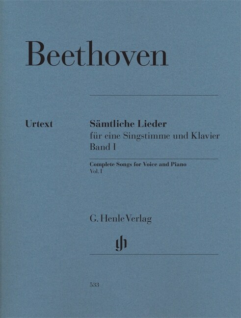 Samtliche Lieder und Gesange mit Klavier, Gesang und Klavier (Sheet Music)