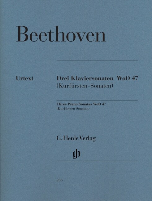 3 Klaviersonaten (Kurfurstensonaten) WoO 47 (Sheet Music)