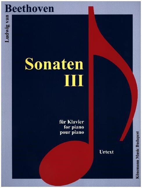 Sonaten, fur Klavier. Bd.3 (Sheet Music)
