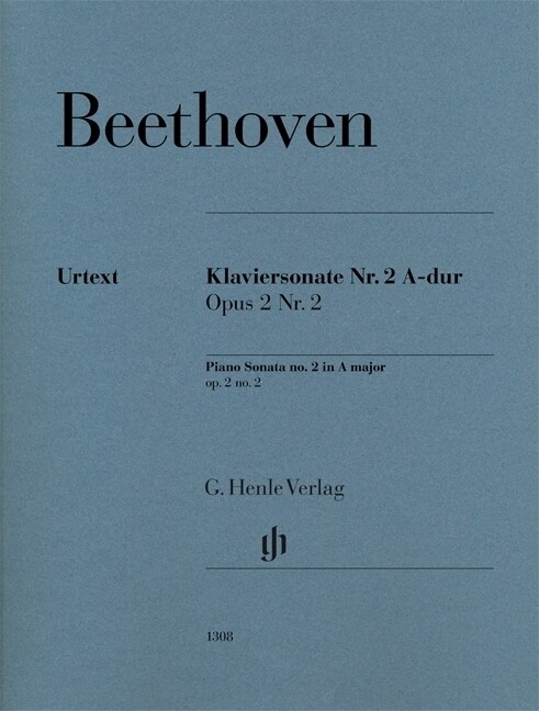 Klaviersonate Nr. 2 A-dur op. 2,2 (Sheet Music)