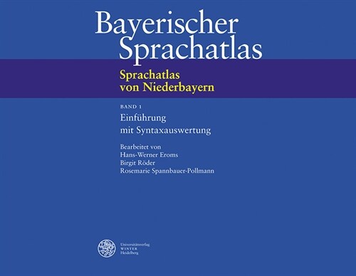 Sprachatlas von Niederbayern (SNiB). Bd.1 (Hardcover)