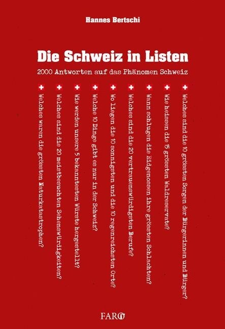 Die Schweiz in Listen (Hardcover)