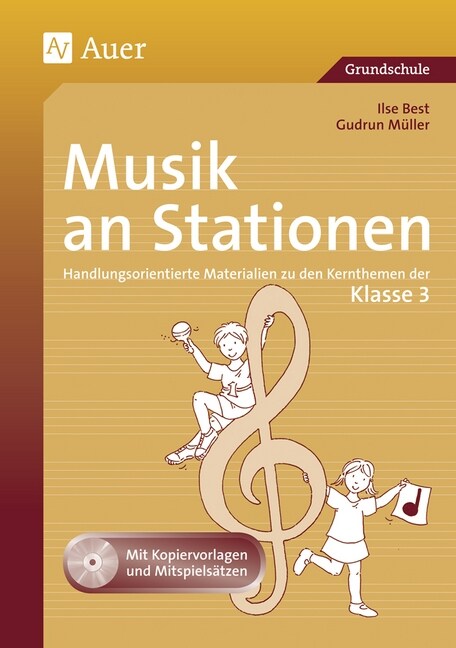 Musik an Stationen, Klasse 3, m. Audio-CD (Pamphlet)