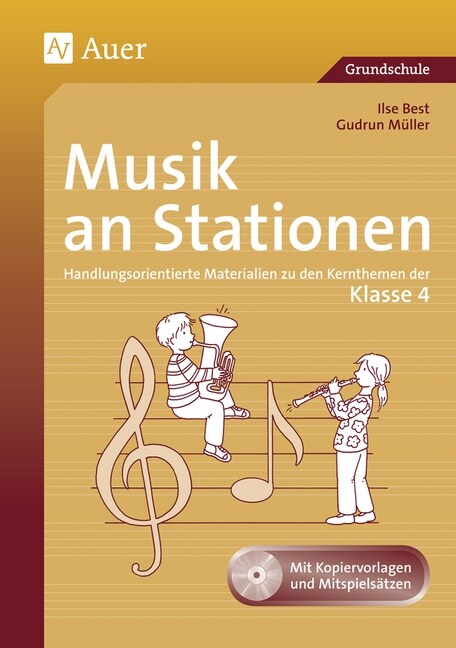 Musik an Stationen, Klasse 4, m. Audio-CD (Pamphlet)