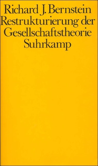 Restrukturierung der Gesellschaftstheorie (Hardcover)