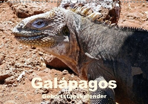 Galapagos Geburtstagskalender (Wandkalender immerwahrend DIN A3 quer) (Calendar)