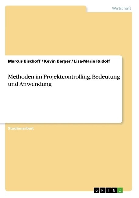 Methoden im Projektcontrolling. Bedeutung und Anwendung (Paperback)