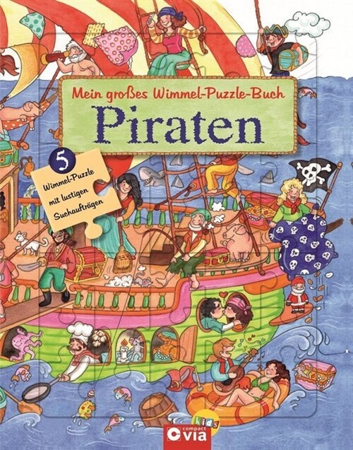 Mein großes Wimmel-Puzzle-Buch - Piraten (Board Book)
