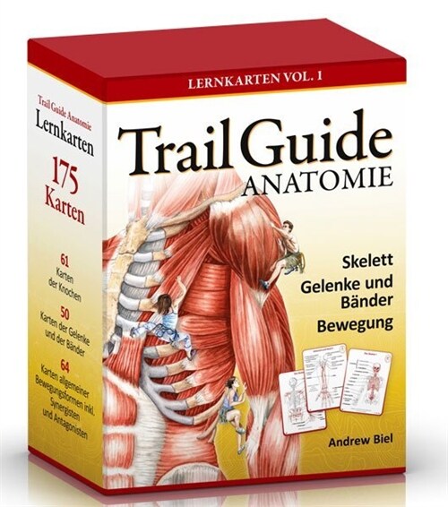 Trail Guide Anatomie, 175 Lernkarten. Vol.1 (Cards)