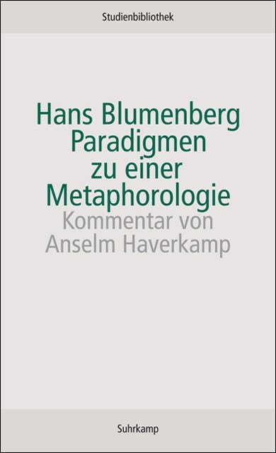Paradigmen zu einer Metaphorologie (Paperback)