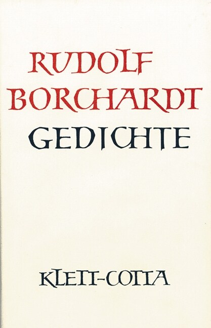 Gedichte. Tl.1 (Hardcover)