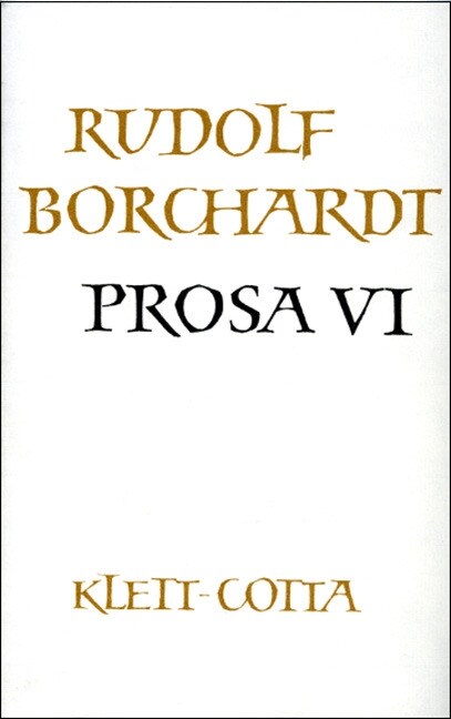 Prosa. Tl.6 (Hardcover)