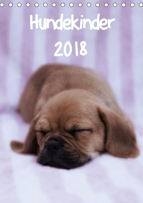 Hundekinder 2018 (Tischkalender 2018 DIN A5 hoch) (Calendar)