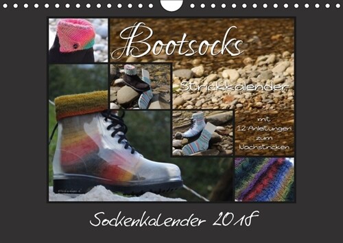 Sockenkalender Bootsocks 2018 (Wandkalender 2018 DIN A4 quer) (Calendar)