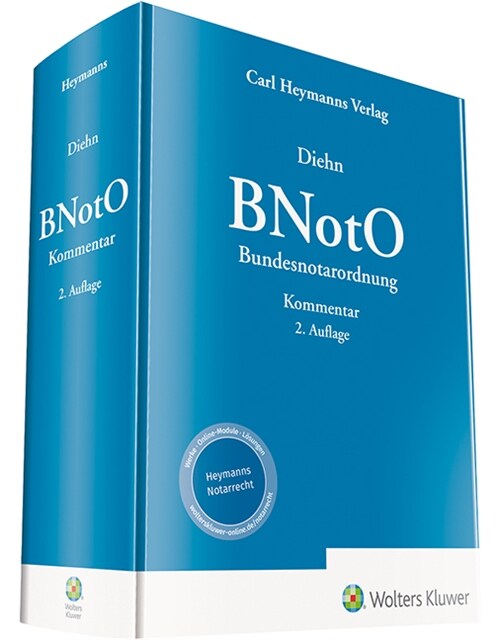BNotO - Bundesnotarordnung, Kommentar (Hardcover)