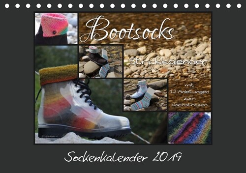 Sockenkalender Bootsocks 2019 (Tischkalender 2019 DIN A5 quer) (Calendar)