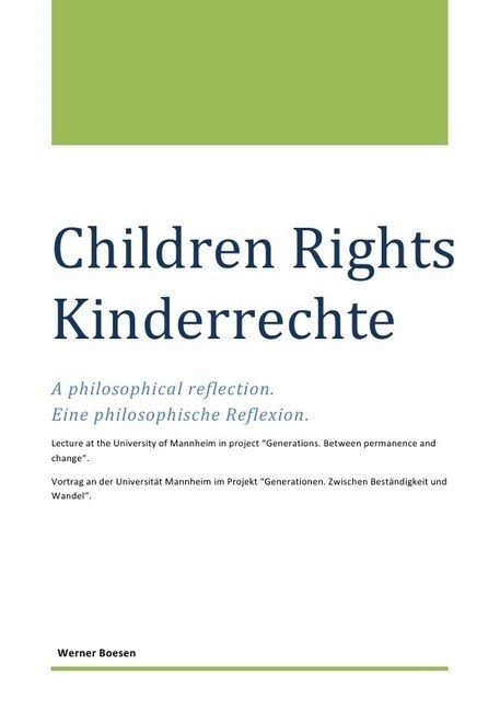 Children Rights - Kinderrechte (Paperback)