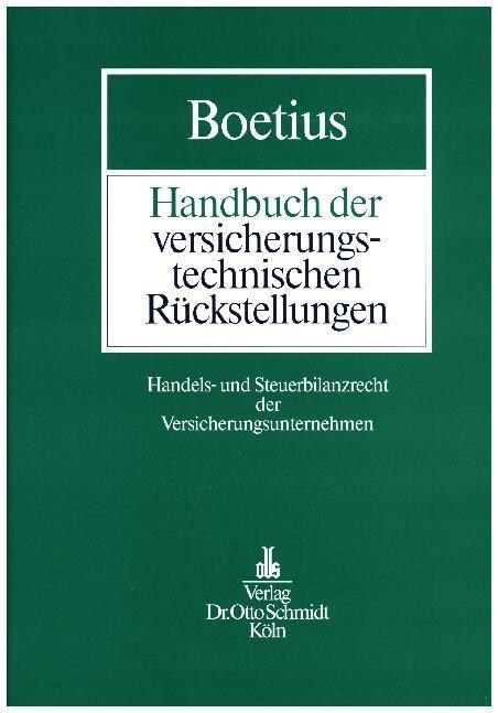 Handbuch der versicherungstechnischen Ruckstellungen (Hardcover)