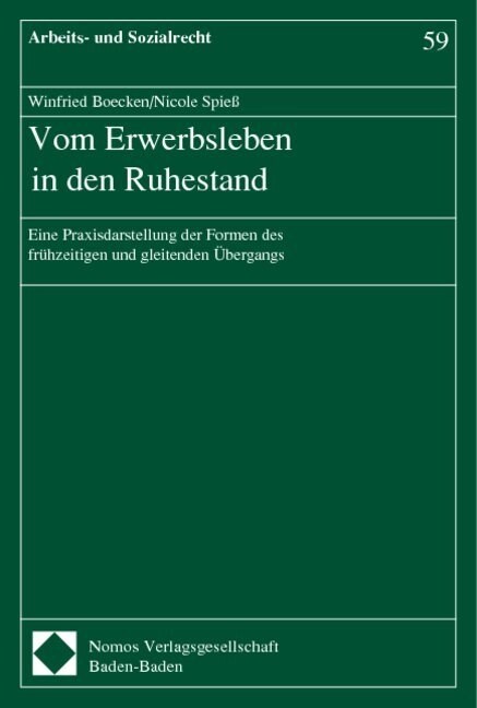 Vom Erwerbsleben in den Ruhestand (Paperback)