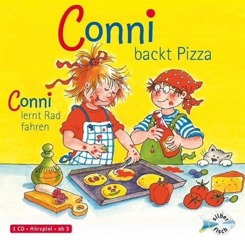 Conni backt Pizza / Conni lernt Rad fahren, 1 Audio-CD (CD-Audio)