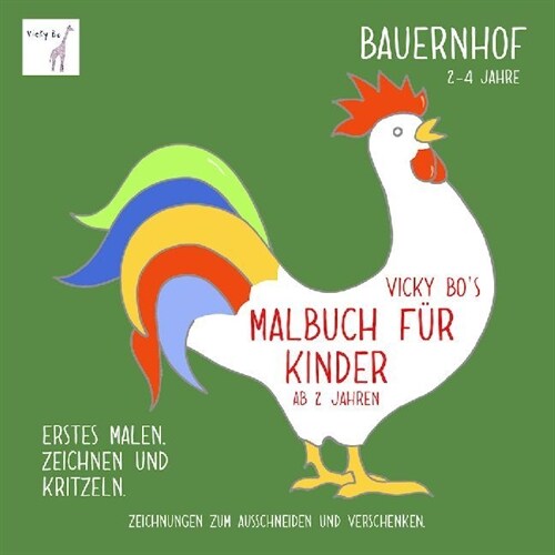 Vicky Bos Malbuch fur Kinder - Bauernhof (Pamphlet)