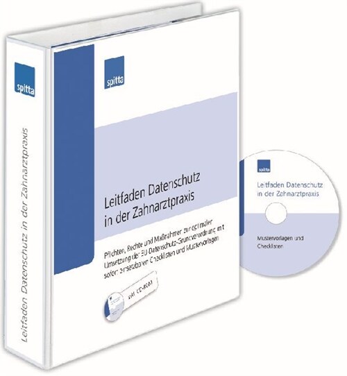 Leitfaden Datenschutz in der Zahnarztpraxis, m. CD-ROM (Loose-leaf)