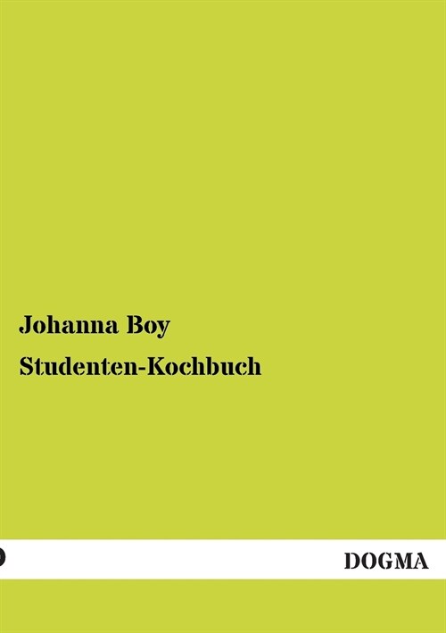 Studenten-Kochbuch (Paperback)