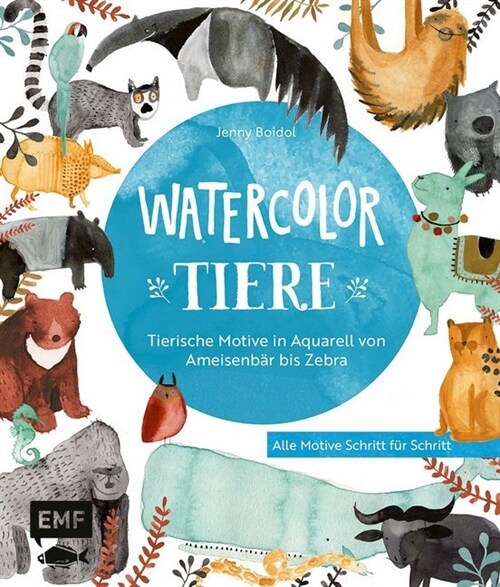 Watercolor-Tiere (Paperback)