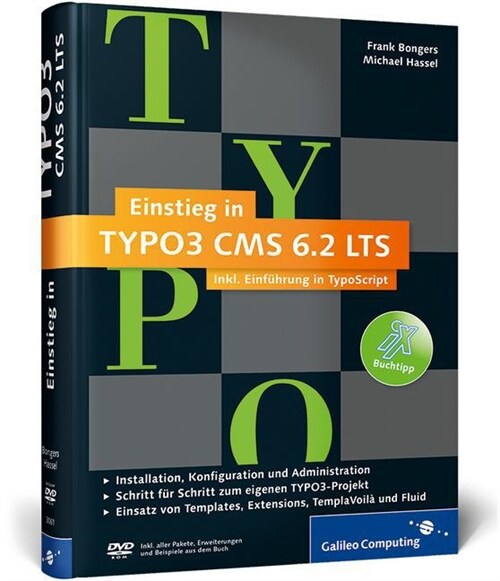 Einstieg in TYPO3 CMS 6.2 LTS, m. DVD-ROM (Hardcover)