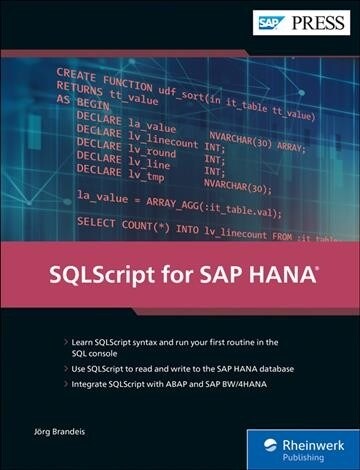 SQLScript for SAP HANA (Hardcover)