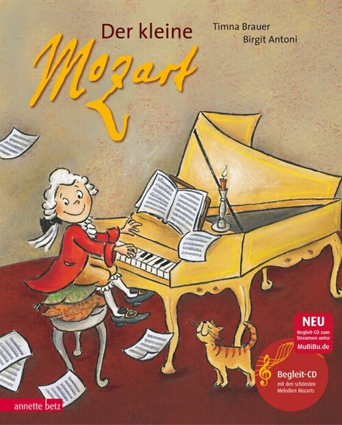 Der kleine Mozart, m. Audio-CD (Hardcover)