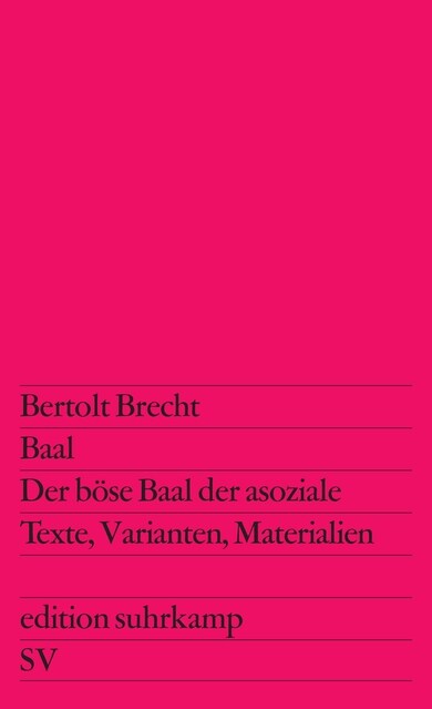 Bal, Der bose Baal der asoziale (Paperback)