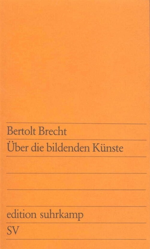 Uber die bildenden Kunste (Paperback)