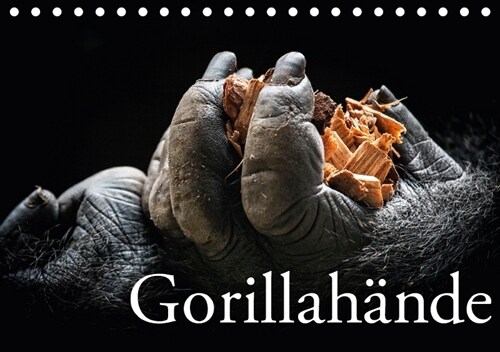 Gorillahande (Tischkalender 2018 DIN A5 quer) (Calendar)