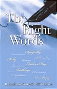 The Right Words (Paperback)