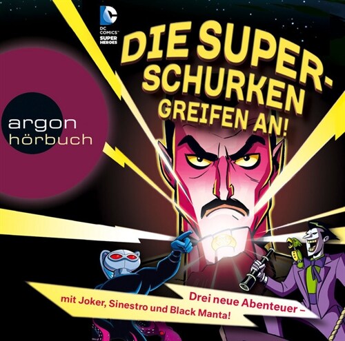 Die Superschurken greifen an!, 2 MP3-CDs (CD-Audio)